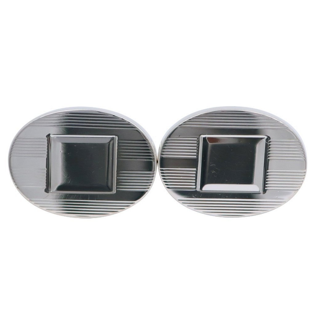 Tiffany&Co. Oval Cuffs Silver925 Mens